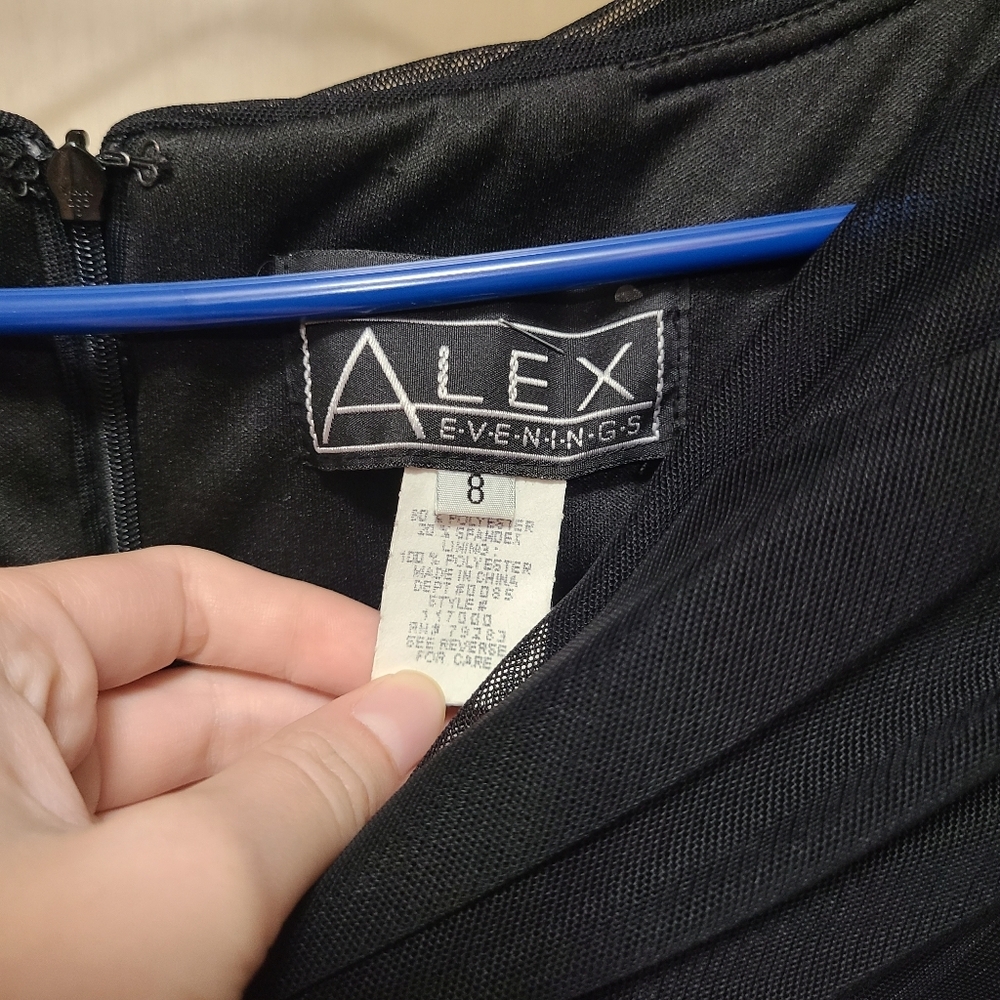 Vintage Alex Evenings Black Evening Dress - Picture 5 of 6